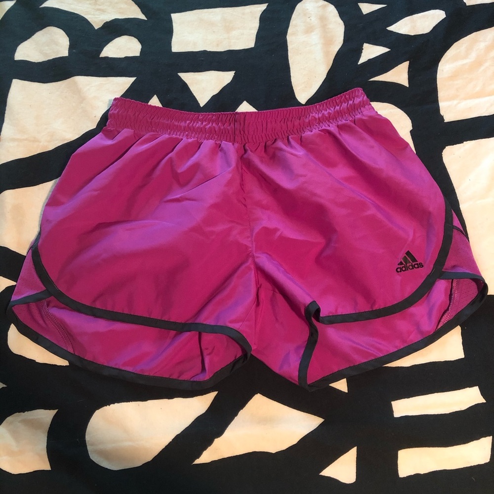 Purple Adidas Shorts